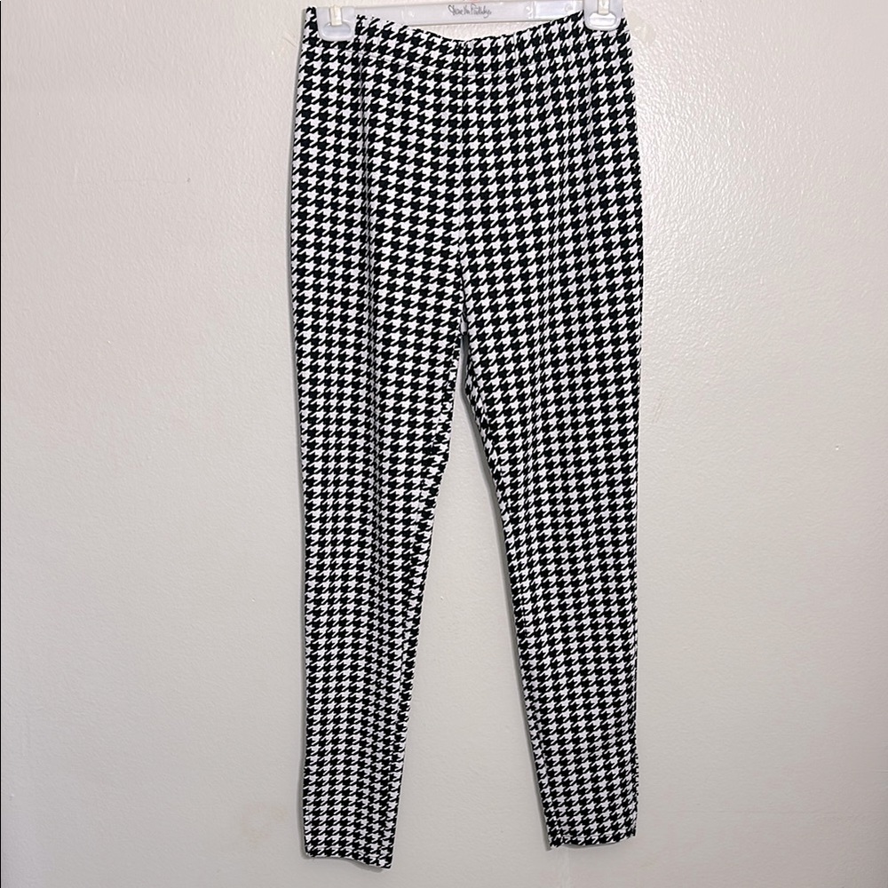 SHEIN Monochrome Houndstooth Trousers